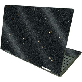 MightySkins Glossy Glitter Skin Compatible with HP Envy x360 13" (2021) - Deep Space | Protective Durable High-Gloss Glitter Finish | Easy to Apply | Made in The USA