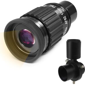 Astromania Deluxe Off-Axis Guider - Bundle with - 1.25"-82 Degree SWA-10mm Compact Eyepiece