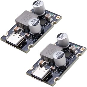 ZORZA 2Pcs Ultra-Fast 65W PD Charging Module USB Type-C Interface with Full Protocol Support Including PD3.1 QC3.0 SCP PPS Versatile Fast Charging Board for 5V 9V 12V 20V Devices