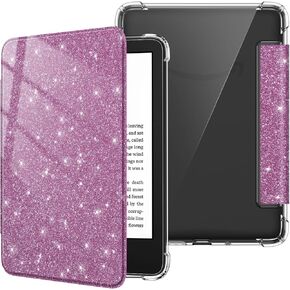 حافظة Fintie Slimshell لجهاز Kindle الجيل الحادي عشر 2022 مقاس 6 بوصات، غطاء خلفي مرن وشفاف للغاية من مادة TPU الشفافة مع غطاء نحيف خفيف مع تنبيه/غفو تلقائي لجهاز Kindle 2022، أخضر أغاف