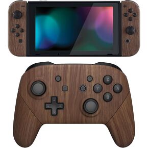 قذيفة مخصصة للحبوب الخشبية المتطرفة لمفتاح Nintendo ، بديلة تصميم العصي الموقوفة.