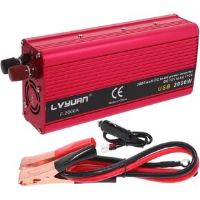 GLEAVI 1 Set Car Inverter Car Supply Car Power Inverter Power Converting Tool Plug Power Plug Inverter Car Power Converter Car Power Adapter Plug Converter