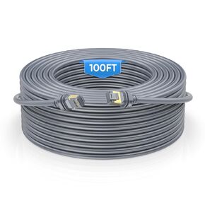 Starlink Gen 3 Cable – 100Ft/30M CAT 6, 26AWG, EMI Shielded Ethernet Cable for Starlink, High-Speed Connection, Compatible with Starlink Gen 3 & Mini – Perfect for Starlink Accessories