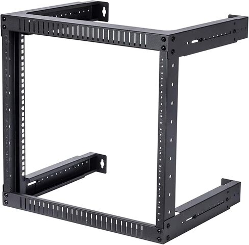TECHTOO Wall Mount Rack 9U Adjustable Depth Open Frame 19Inch Server Equipment Rack Heavy Duty Patch Panel Bracket Network Equipment Rack (Adjustable 9U) in Saudi Arabia