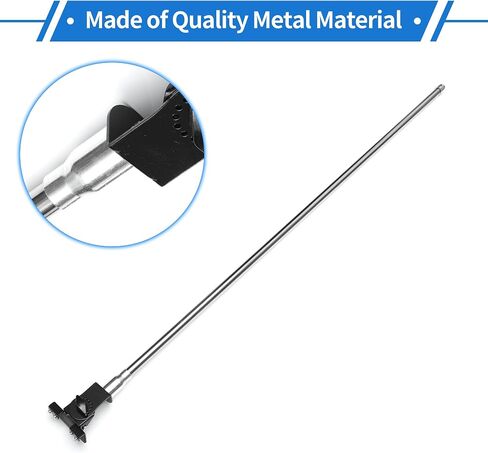 1 Pc Clipped Dummy Antenna 42.5" Aerial for Decoration Only Universal Car Truck Mount Black Silver Tone Rear in Saudi Arabia