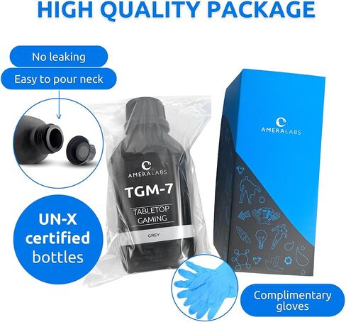 TGM-7 3D Printer Resin for 4K/8K/12K LCD/DLP/SLA UV Resin 3D Printers – Tough, High Resolution, Low Odor, Fast Curing Printing Liquid, 405nm, Great for Tabletop Miniatures (Yellow, 1kg) in Kuwait