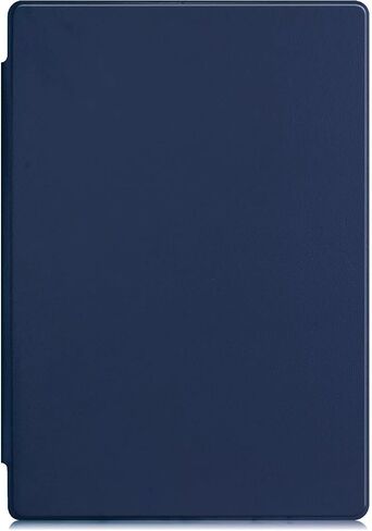 Tablet Cover for Microsoft Surface Pro 7/Pro 6/Pro 5/Pro 4 12.3",Ultra Slim Folio Stand Lightweight Leather Case for Surface Pro 4 5 6 7,Compatible with Type Cover Keyboard (Dark Blue) in Saudi Arabia