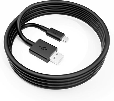 FITE ON USB Charging Cable Power Supply Charger Cord Lead Compatible with Mirror Makeup Lights (Round Plug) in Kuwait