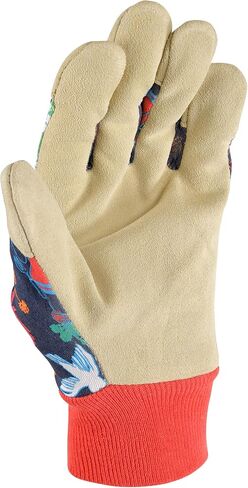 Wells Lamont Leather Leather Garden Garden Hloves ، Navy ، Large (4180L-990) in Kuwait