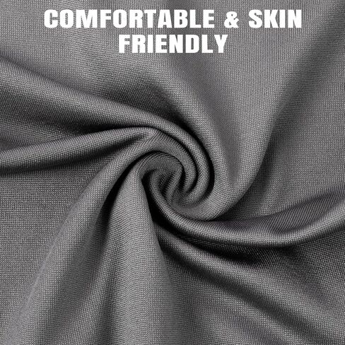 HONGTEYA 6 Pack Neck Gaiter Face Mask: Breathable Windproof Face Cover Balaclava High Elastic Cooling Earloop Bandana for Men Women in Kuwait