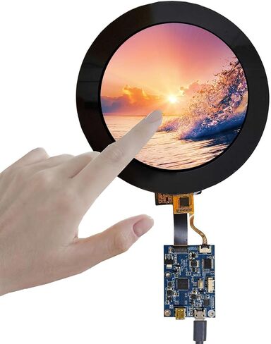 4 "4 بوصة 720x720 300nit IPS MIPI LCD شاشة تعمل باللمس ولوحة التحكم 31 دبابيس in Kuwait