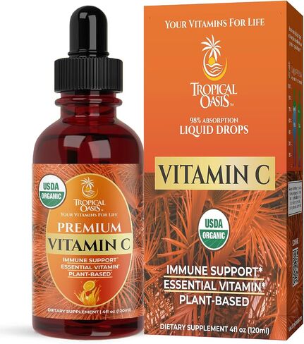 Mega Premium Liquid Multivitamin | Natural Immune Support Vitamin w/ 1333% Vitamin C, 200% D3, Zinc + 20 Vitamins, 70 Minerals, & 21 Amino Acids | Sugar Free | Orange Flavor | 98% Absorption | 32 Serv in Saudi Arabia