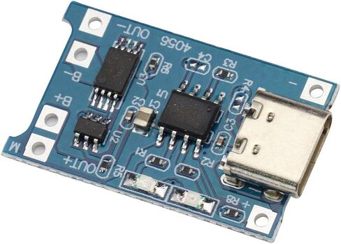 10PCS 5V 1A TP4056 Charging Module Type-C USB Interface 18650 Lithium Battery Module Charging Board with Dual Protection Function in Saudi Arabia
