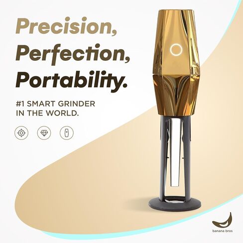Banana Bros – Otto Go – Electric Smart Herb & Spice Grinder – Portable & Travel Friendly, Rechargeable with USB Charging Cable, Perfectly Grinds Herbs in Saudi Arabia