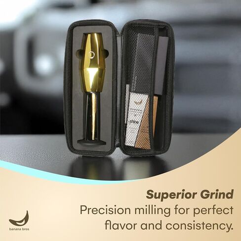 Banana Bros – Otto Go – Electric Smart Herb & Spice Grinder – Portable & Travel Friendly, Rechargeable with USB Charging Cable, Perfectly Grinds Herbs in Saudi Arabia