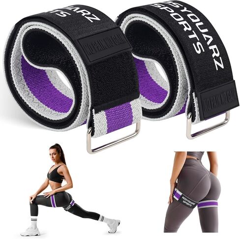 Booty Bands for Working Out, Blood Flow Restriction Bands for Women/Men, Adjustable Velcro Occlusion Resistance Bands BFR Training Bands for Glutes & Hip Building 2 Pack in Kuwait