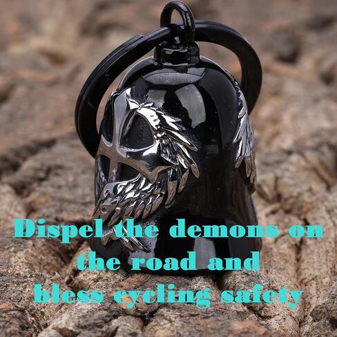 Motorcycle for Bells - Bicycle Bells for Men, Stainless Steel can Bring Good Luck and Peace to Motorcycle Accessories in Saudi Arabia