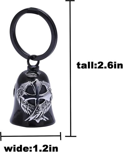Motorcycle for Bells - Bicycle Bells for Men, Stainless Steel can Bring Good Luck and Peace to Motorcycle Accessories in Saudi Arabia