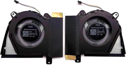 Bestparts CPU جديدة+استبدال مروحة تبريد GPU لـ ASUS ROG Zephyrus G14 2022 (GA402RJ GA402RK) ، P/N: 13NR09U0APP0402 13NR09U030302،13NR09U0901 13NR09U01001 ( in Saudi Arabia