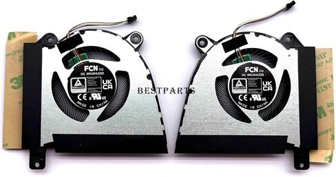Bestparts CPU جديدة+استبدال مروحة تبريد GPU لـ ASUS ROG Zephyrus G14 2022 (GA402RJ GA402RK) ، P/N: 13NR09U0APP0402 13NR09U030302،13NR09U0901 13NR09U01001 ( in Saudi Arabia