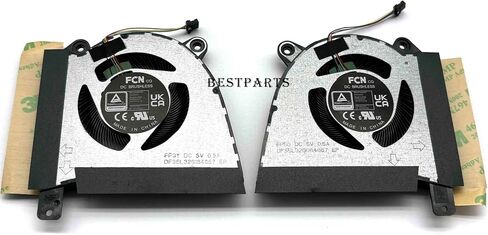 Bestparts CPU جديدة+استبدال مروحة تبريد GPU لـ ASUS ROG Zephyrus G14 2022 (GA402RJ GA402RK) ، P/N: 13NR09U0APP0402 13NR09U030302،13NR09U0901 13NR09U01001 ( in Saudi Arabia