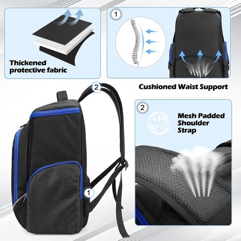 Trunab Gaming Console Backpack Travel Bag Compatible with PS5/PS4/Xbox One | Fits 15.6" laptop, Multiple Pockets for Gaming Accessories,Padded Protection in Kuwait