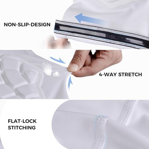Long Knee Pads for Wrestling Basketball Football Volleyball Padded Compression Leg Sleeves for Kids Youth Adults 2 PCS in Kuwait