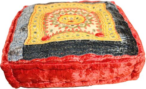 Yoga and Meditation Cushion - Hand Crafted. 16" Round (Varanasi) in Kuwait
