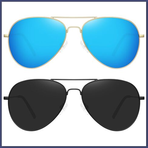 WOWSUN Classic Polarized Aviator Sunglasses for Women Men in Saudi Arabia