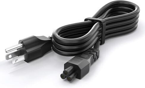 Laptop Power Cord, 3 Prong Mickey Mous AC Power Cord Made for HP, Lenovo, Samsung, Acer, Dell, Asus, Toshiba Computer Charger Notebook, LG LCD LED Smart TV Power Cable (4FT, 1Pack) in Saudi Arabia