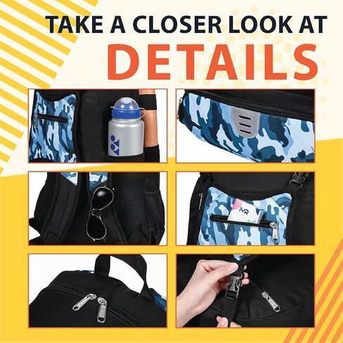 حقيبة بيسبول للأولاد والبنات خفيفة الوزن للشباب مع حجرة للأحذية وحامل خوذة خارجي متين ومقاوم للماء in Kuwait