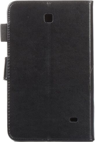 Case for Samsung Galaxy Tab 4 7.0 & Nook 7.0" 2014 Cover (SM-T230/ SM-T230NU/ T231/T235), Embossed PU Leather Magnetic Folio Stand TPU Wallet with Pocket Cards Holder, Blue Butterfly Flower in Kuwait