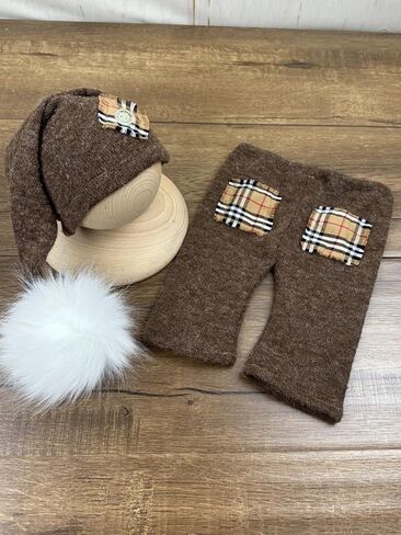 Newborn Photography Outfits Boy Hats Pants Newborn Photoshoot Outfits Newborn Baby Photoshoot Props Costume ﻿ in Saudi Arabia