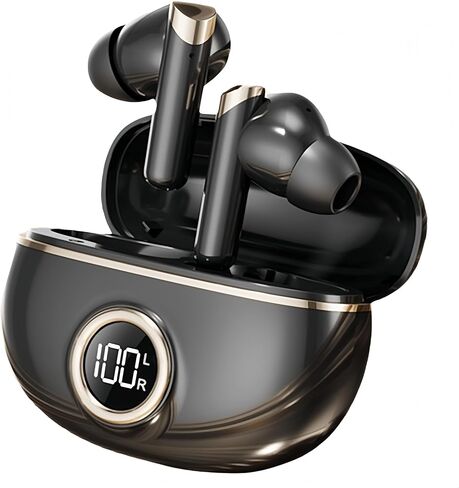 Wireless Earbuds, Bluetooth 5.4 Headphones Bass Stereo, Ear Buds with Noise Cancelling Mic LED Display, IP7 Waterproof in Ear Earphones, 42H Playtime for Laptop Pad Phones Sports Workout in Saudi Arabia