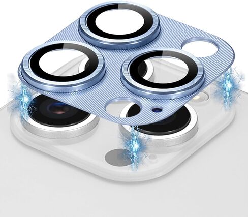 واقي عدسة الكاميرا لـ Samsung Galaxy S23 Ultra و Aluminium Alpoy و 9 H صلابة عالية الدقة غطاء عدسة الكاميرا الزجاجية ذات الحزمة السوداء 2 in Kuwait