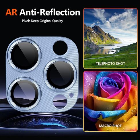 واقي عدسة الكاميرا لـ Samsung Galaxy S23 Ultra و Aluminium Alpoy و 9 H صلابة عالية الدقة غطاء عدسة الكاميرا الزجاجية ذات الحزمة السوداء 2 in Kuwait