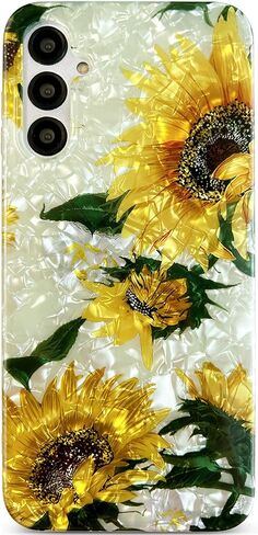 Qokey Compatible for Galaxy A14 5G Case, Cute Clear Flowers Case for Girls Women Shell Pattern Soft Lightweight Slim Fit TPU Shockproof Phone Case for Galaxy A14 6.6", Pink Garden Floral in Kuwait