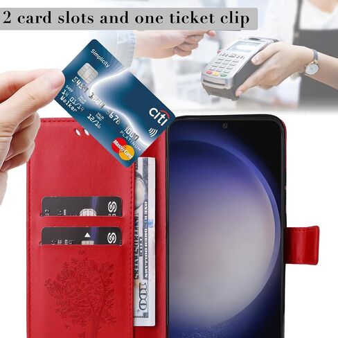 for Samsung Galaxy S25 Plus Case Wallet Women Man,PU Leather Tree Cat Flowers Embossed Wrist Strap Card Slots Pocket Kickstand Flip Protective Phone Case Cover for Samsung Galaxy S25 Plus Light Purple in Kuwait