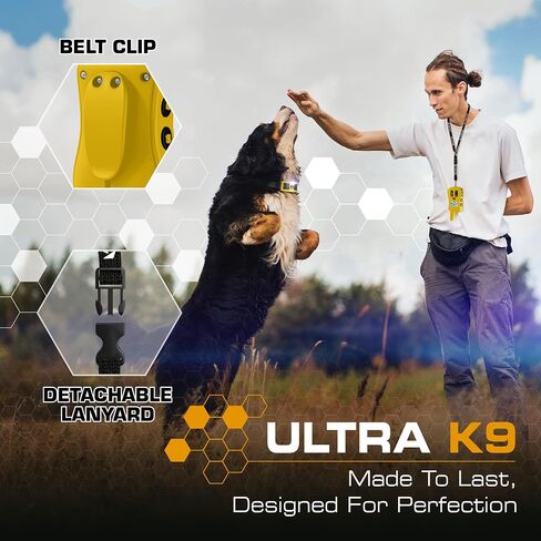 INVIROX Dog Shock Collar [Ultra K9] 124 Training Levels, 4 Powerful Modes with Night-Light and ¾ Mile Range 100% Safe Dog Training Collar for Large Dogs IP67 Waterproof in Saudi Arabia