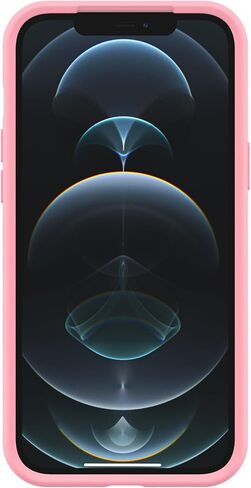 OtterBox + Pop Symmetry Series Case for iPhone 12 Pro Max (Only) - Non-Retail Packaging - Stay Peachy (Pink Graphic) in Saudi Arabia