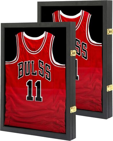 Kid Jersey Frame Display Case -16x20 Shadow Box with 98% UV Protection Acrylic and Hanger for Baseball Basketball Football Hockey Sport Shirt in Kuwait