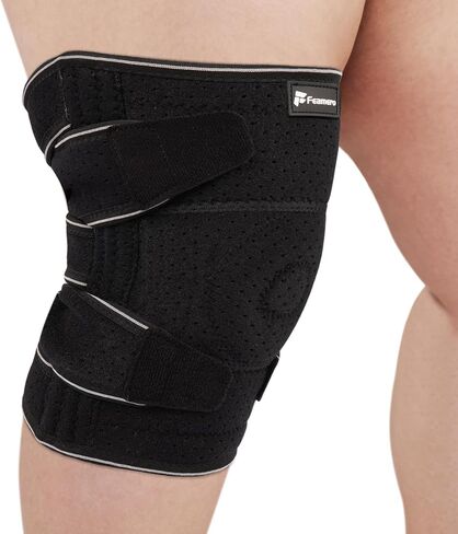 Plus Size Knee Brace for Women and Men, Innovative Cross-Pressure Adjustable Knee Support with Side Stabilizers for Meniscus Tears, Arthritis and Joint Pain Relief (3XL/4XL) in Kuwait
