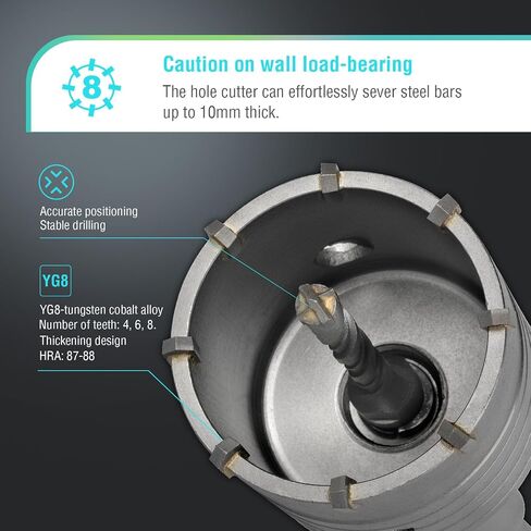 BINOTA Concrete Hole Saw Connecting Rod 300 MM, with SDS-MAX Shank in Saudi Arabia