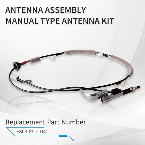 Replacement Antenna Base Compatible with 2014-2020 Toyota Tundra, Antenna Assembly w/Holder Replace 86300-0C090 in Saudi Arabia