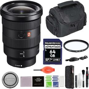 Sony FE 16-35mm F2.8 GM (SSEL1635GM) Zoom Lens with 82 MM Protection Filter, Gadget Bag, Flexible Tripod + More | 16-35mm Sony Lens
