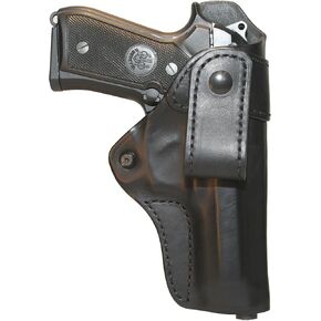 BLACKHAWK Leather Inside-the-Pants Black Holster, Size 01, Right Hand, (Colt Govt 5in RHnd Blk)