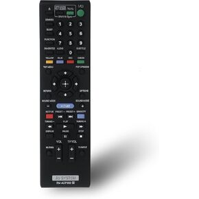 Replacement Remote Control for Sony AV System HBD-F7 BDV-N590 BDV-E3100/C BDV-E4100 BDV-E6100 BDV-E780W