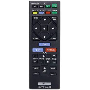New RMT-B126A Blu-ray Remote Control Compatible for Sony BD Bluray Player (RMTB126A / 149267811)
