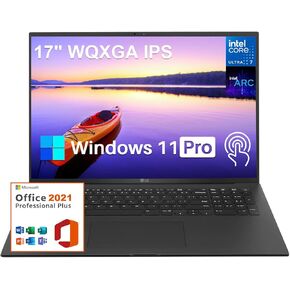 LG gram 15" Lightweight Business Laptop, FHD Touchscreen, Intel Ultra 7-155H, 16 GB RAM, 1 TB SSD, Intel Arc Graphics, Backlit KB, Wi-Fi 6E, Win 11 Pro, with Office Lifetime License & Designed Mouse
