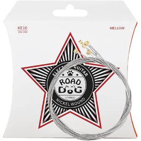 Electric Guitar Strings 3 Packs 6 String Guitar Accessories Nickel Plated Steel with PVD Ion Coating Electric Guitar Strings Kit Consistent Feel & Lasting Bright Tone (Regular Light, 10-46(3 Pack))